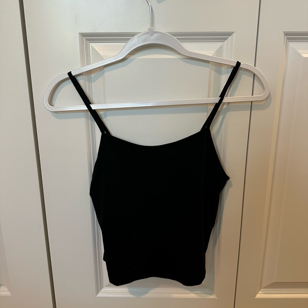 Black Women's spaghetti strap top